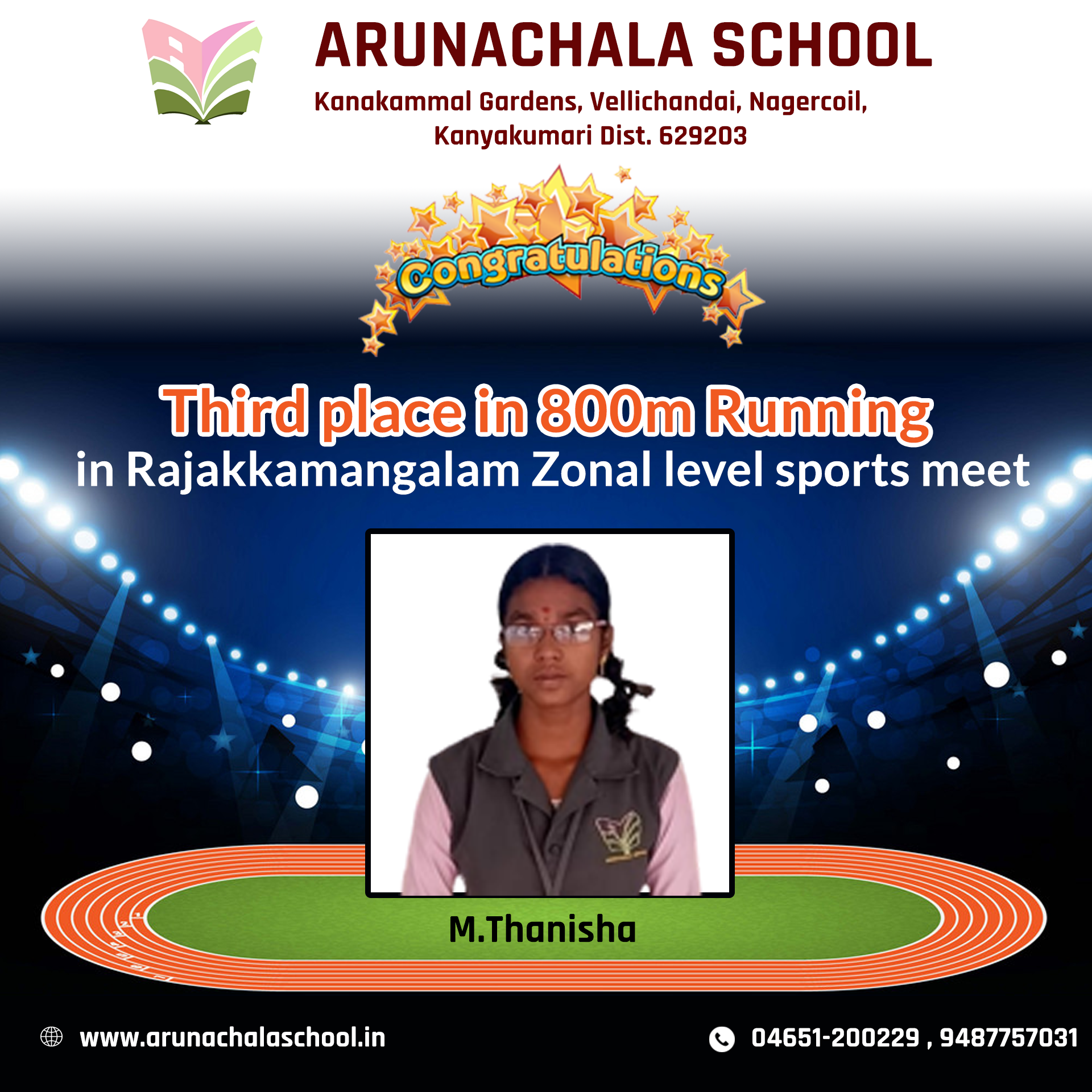 800m Running